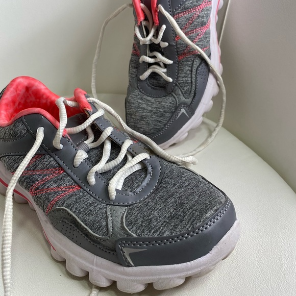 WOMENS RUNNERS GREY PINK COMFORT WORKOUT - Picture 3 of 3